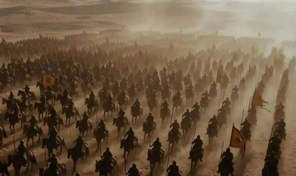 AI短剧《霍去病》片中画面。图/网络 AI短剧《霍去病》片中画面。图/网络